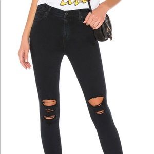 Agolde Sophie Hi Rise Skinny in Ruthless (black)